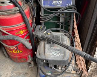 HEPA vacuum & pressure washer 
