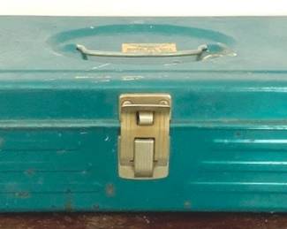 121 - Metal Toolbox - 4" x 12" x 6"