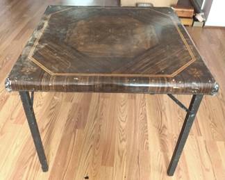 126 - Vintage Card Table - 30" x 27" x 27"