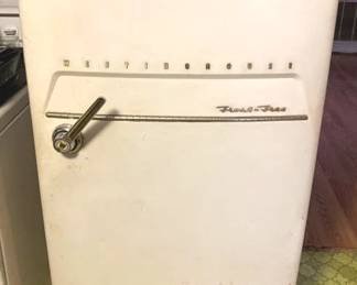 266 - Westinghouse Frost Free Refrigerator 56" x 29" x 32" You are buying a used as-is electric/electronic item. We do not guarantee all components are present, and if it is not expressly stated, it is untested.