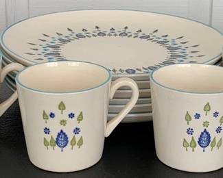 155 - 22 Piece Set Eagle Oven Proof Dishes