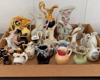 189 - Tray Lot of Miniature Pitchers