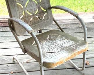 274 - Metal Rocker - 35" x 23" x 26"