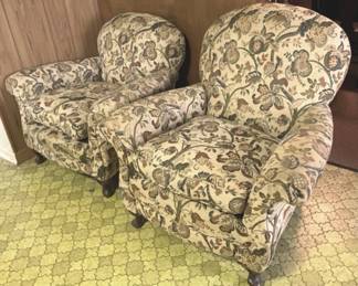 313 - 2 Vintage Arm Chairs - 36" x 37" x 28"