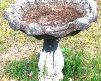273 - Concrete Birdbath - 27" x 23"