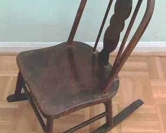91 - Child's Rocking Chair - 27" x 20" x 19"