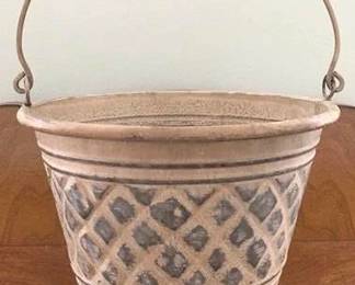 74 - Metal Bucket - 9" x 12.5"