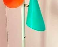 127 - Mid Century Floor Lamp - 59" Tall You are buying a used as-is electric/electronic item. We do not guarantee all components are present, and if it is not expressly stated, it is untested.