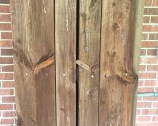 277 - Wood Cabinet - 65" x 29" x 24"