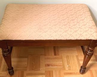 69x - Vintage Vanity Bench - 14 x 26 x 19