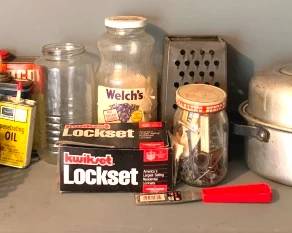 211 - Shelf Lot of Assorted Items