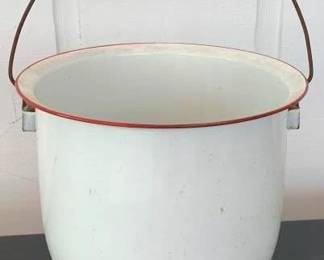 307 - Enamelware Bucket - 16" x 12"