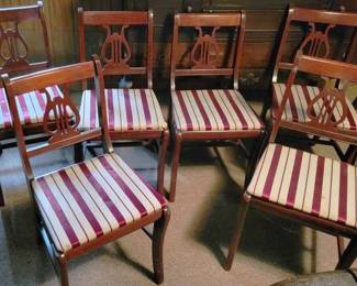 346 - 6 Chairs - 32" x 18" x 18"