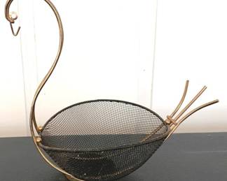 221 - Mid Century Bird Basket