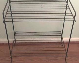 105 - Wire Metal Shelf - 21" x 24" x 15"