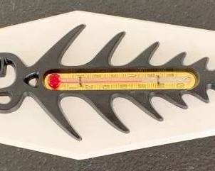 242 - St Labre Indian School Thermometer - 3" x 7" Ashland, Montana