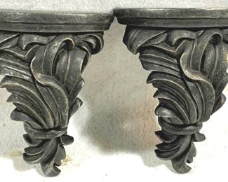 4050 - 2 Wall Corbel Shelves - 9" x 6" x 3"