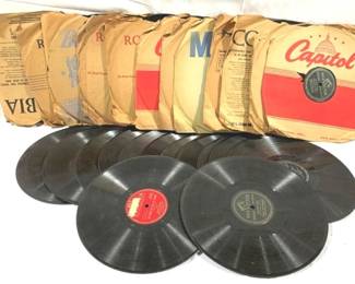 9833 - Lot of 25 Assorted 78 RPM Records