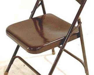 9752 - Metal Folding Chair - 30" x 18" x 16"