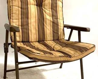 8903 - Outdoor Folding Chair w/ cushion - 40" x 30" x 23"