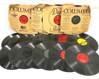 9829 - Lot of 20 Assorted 78 RPM Records