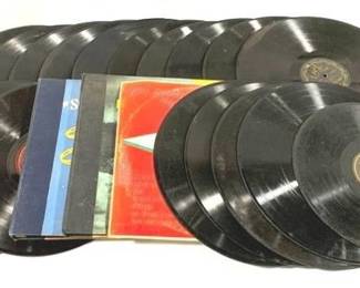 9785 - Lot of 20 Assorted LP and 78RPM Records