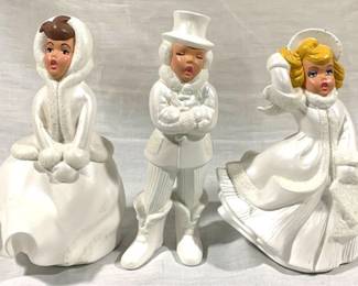 9532x - 3 Decorative Statues - 10" Tall