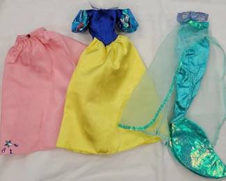 7732 - Snow White & Aril Doll Outfits & more Snowwhite dress is tagged Disney Princess