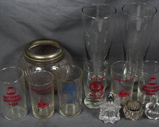 817 - Assorted Vintage Glass