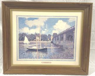 9864 - The Bridge At Argenteuil Print 20 x 24