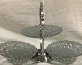 9394 - Folding Tidbit Tray 10 x 16 x 7