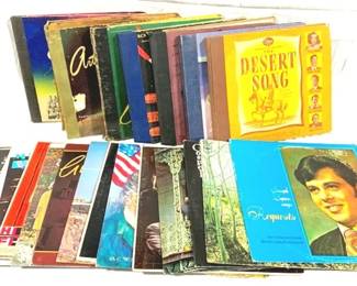 9787 - Lot of 20 Assorted LP & 78 RPM Records