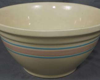 995 - Huge USA Pottery Mixing Bowl, chipped 7x14" Ovenware