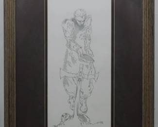 1294 - Signed Sketch 19x13