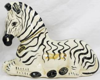475 - Zebra Decanter 8.5"