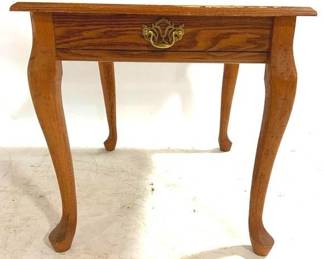 9733 - Wood Side Table - 21" x 21" x 26"