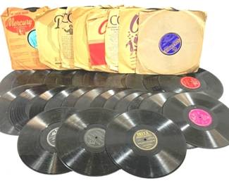 9811 - Lot of 35 Assorted 78 RPM Records