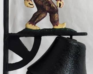 1057 - Cast Iron Bigfoot Bell 15"