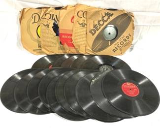 9832 - Lot of 20 Assorted 78 RPM Records
