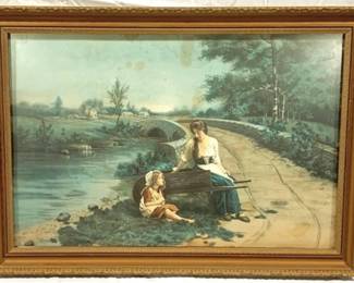 9863 - Framed Print - 27" x 20"