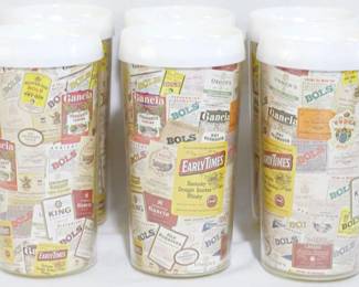 2 - 6 Early Times Plastic Tumblers 6"