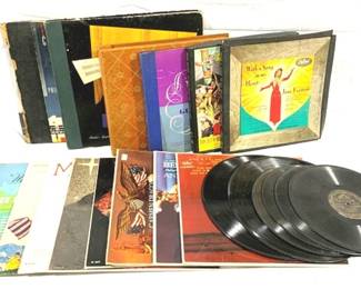 9791 - Lot of 20 Assorted LP & 78 RPM Records