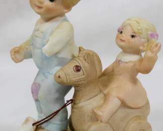 888 - Homco Figurine (Broken Arm) 5"