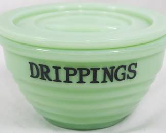 1081 - Jadeite Drippings Jar 3"