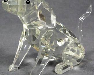 1096 - Shannon Crystal Dog Figure 4.5'