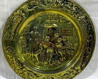 9314 - Brass 14" Molded Plaque