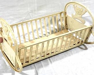 9609 - Plastic Doll Bed - 9.5" x 14" x 7"