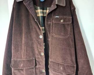 248 - Chaps Corduroy Button Up 2XL Jacket
