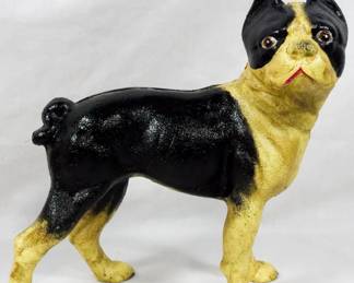 1044 - Cast Iron Dog Bank 9.5"