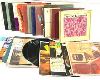 9790 - Lot of 20 Assorted LP & 78 RPM Records